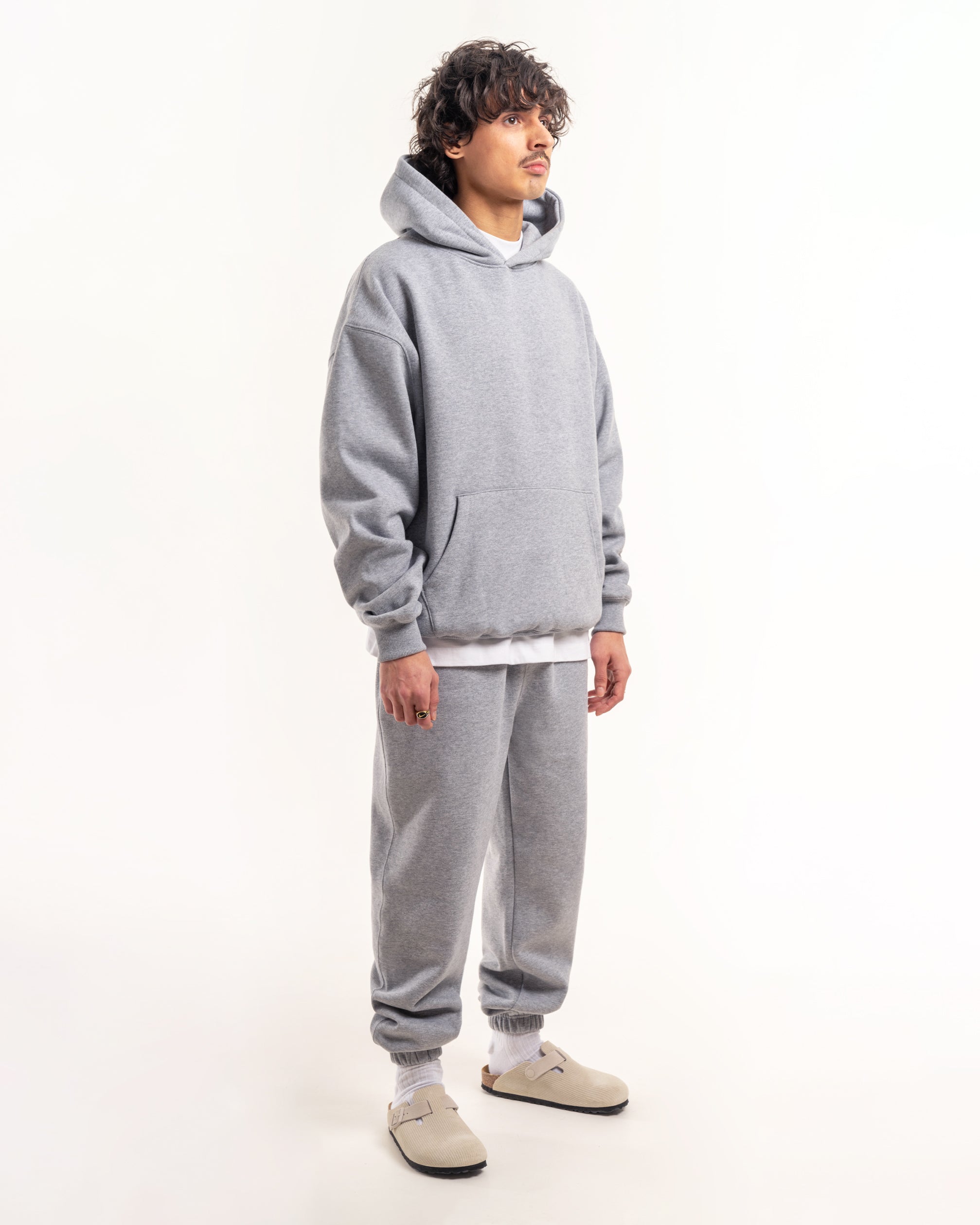 TONES® GREY MARL HOODIE