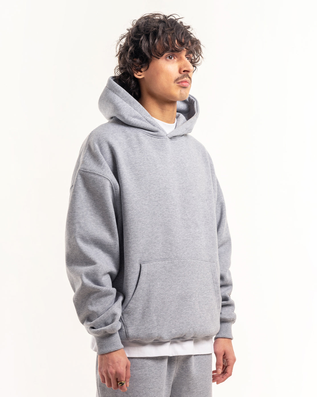 TONES® GREY MARL HOODIE