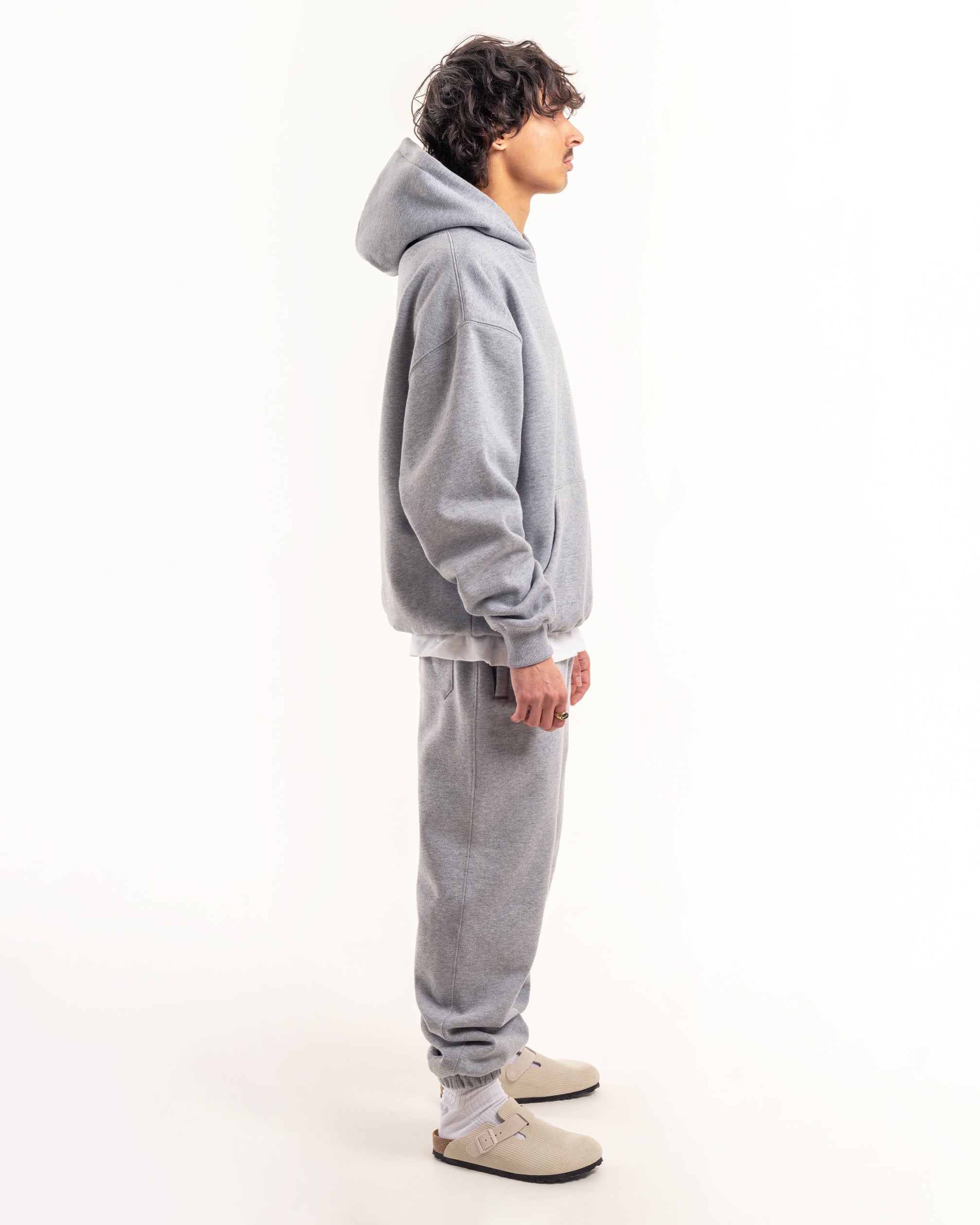 TONES® GREY MARL HOODIE