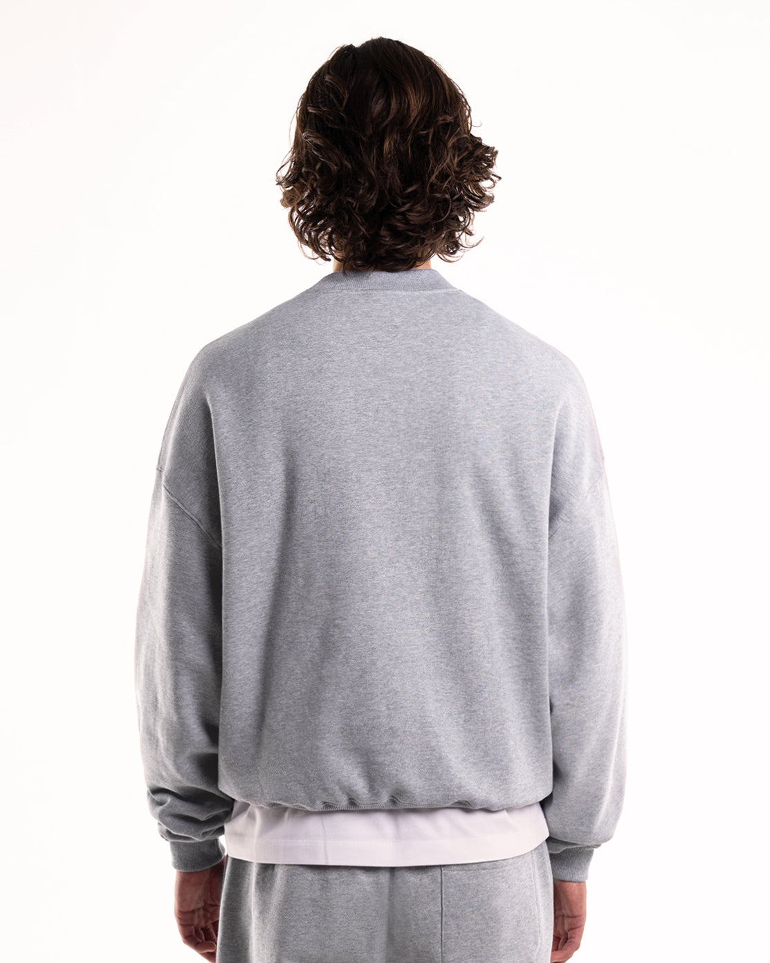 TONES® GREY MARL CREWNECK